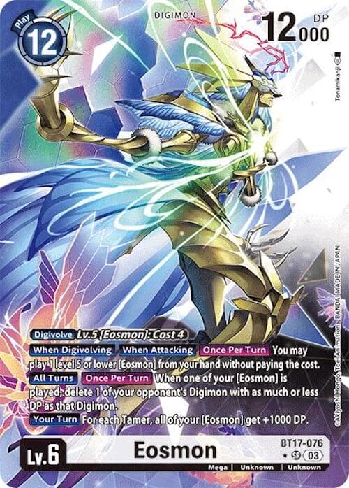 Eosmon - BT17-076 (Alternate Art) — Secret Crisis card