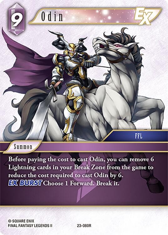 Odin EX — Hidden Trials card