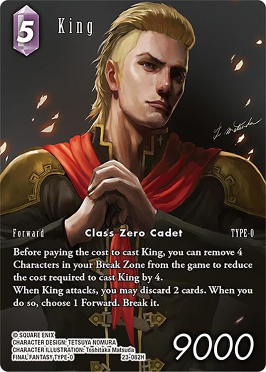 King (Full Art) — Hidden Trials card