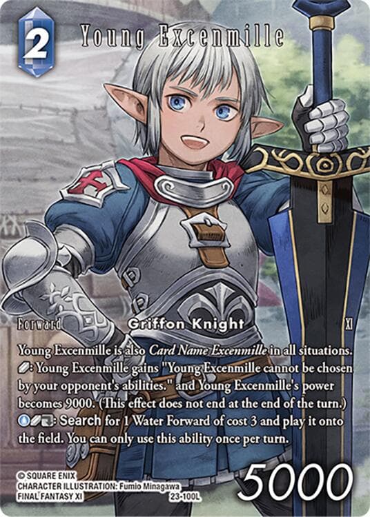 Young Excenmille (Full Art) — Hidden Trials card