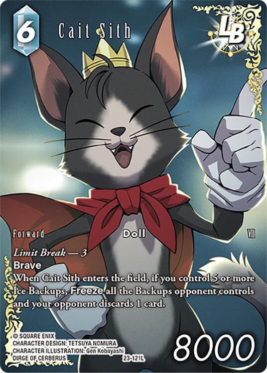 Cait Sith LB (Full Art) — Hidden Trials card