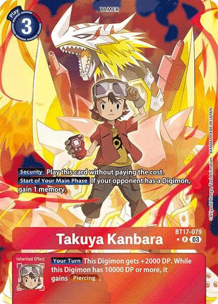 Takuya Kanbara (Alternate Art) — Secret Crisis card