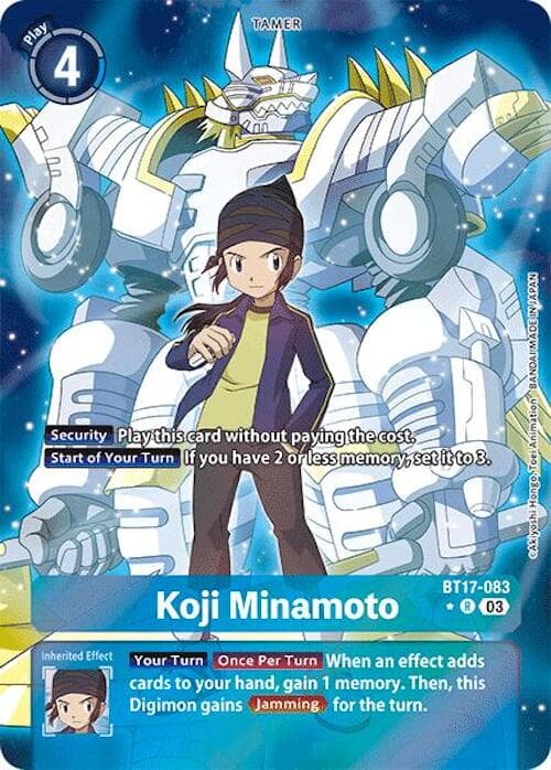 Koji Minamoto (Alternate Art) — Secret Crisis card