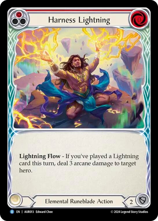 Harness Lightning (Red) — 1st Strike card