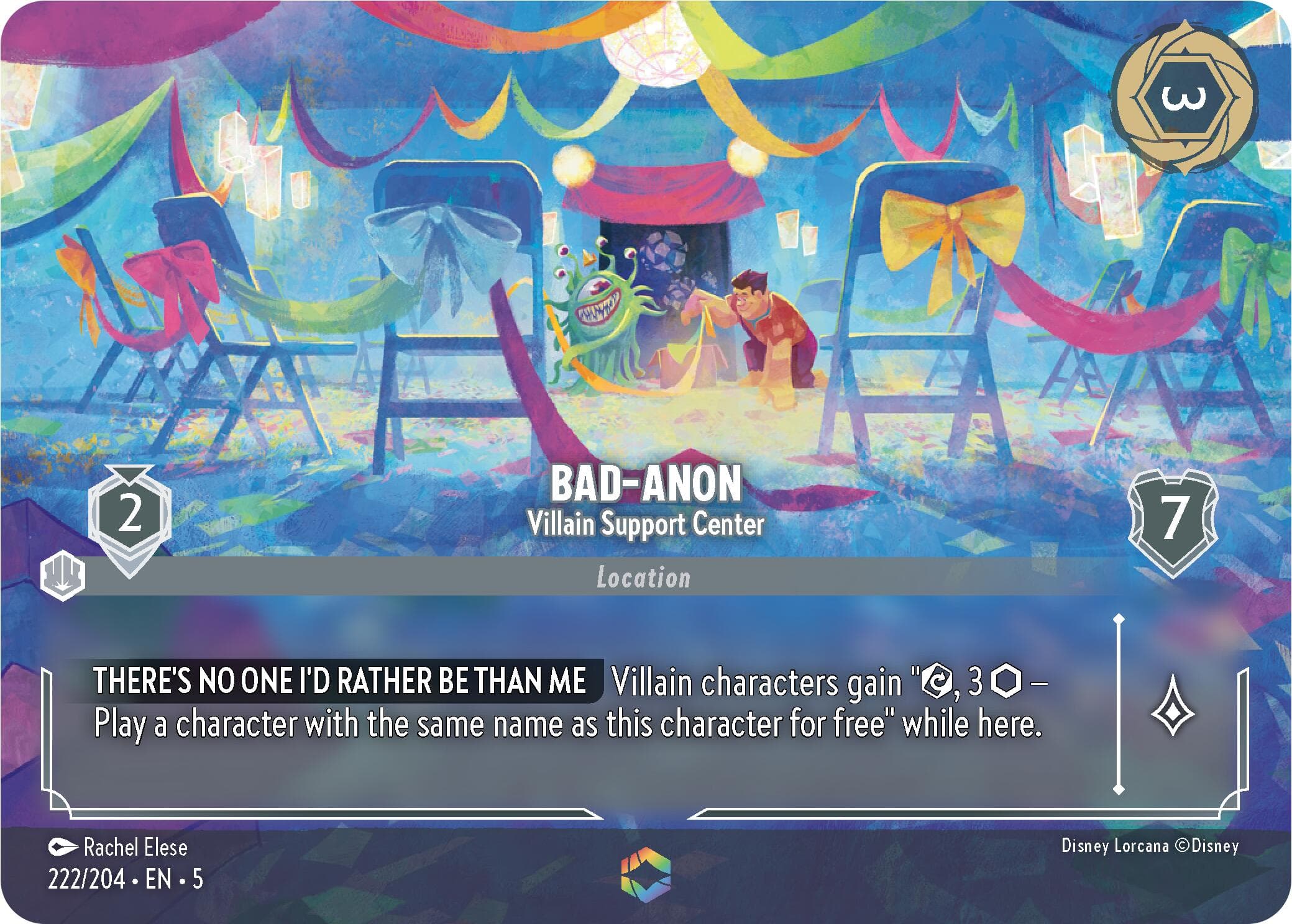 Bad-Anon - Villain Support Center (Enchanted) — Shimmering Skies card