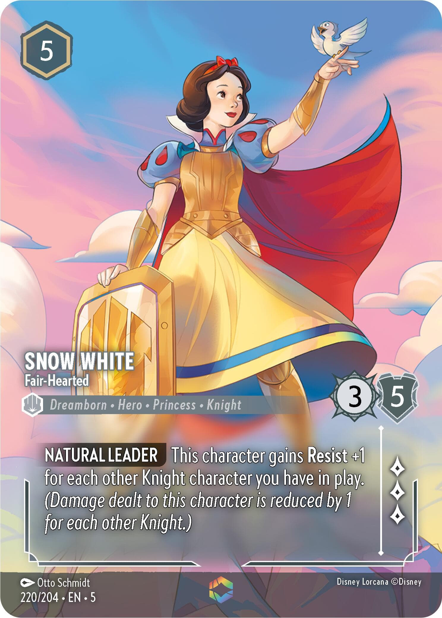 Snow White - Fair-Hearted (Enchanted) — Shimmering Skies card