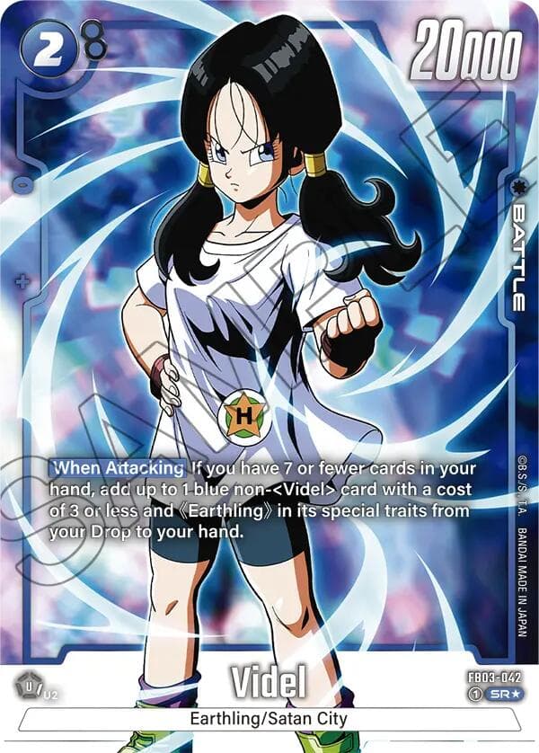Videl - FB03-042 (Alternate Art) — Raging Roar card