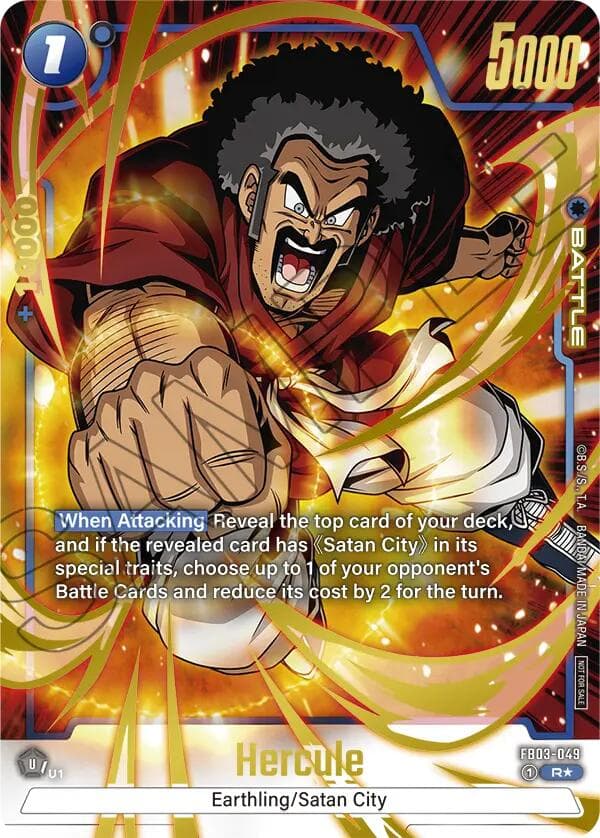 Hercule - FB03-049 (Championship Pack 02) (Gold) — Tournament and Championship Promos card