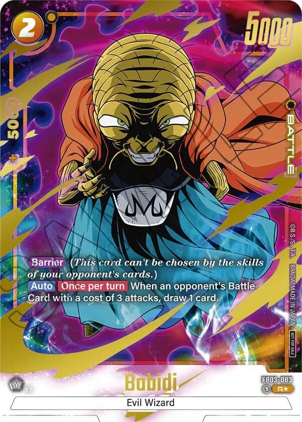 Babidi - FB03-083 (Championship Pack 02) (Gold) — Tournament and Championship Promos card