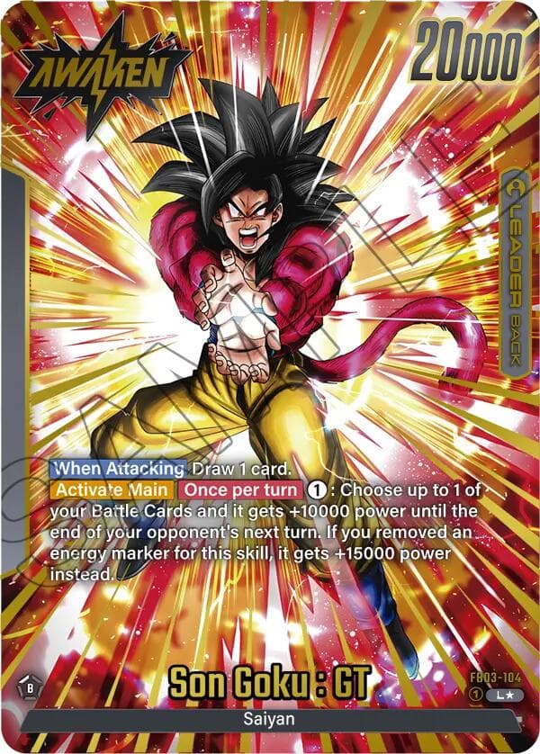 Son Goku : GT - FB03-104 (Alternate Art) — Raging Roar card