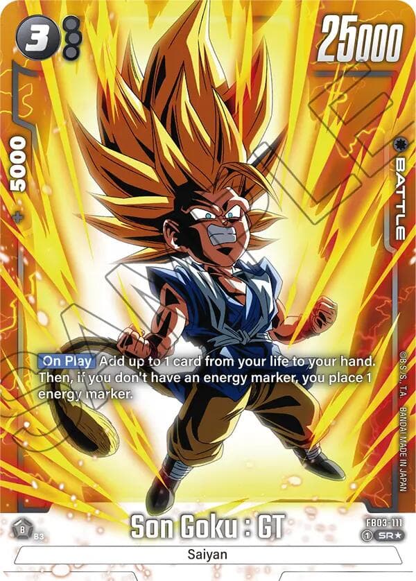 Son Goku : GT - FB03-111 (Alternate Art) — Raging Roar card