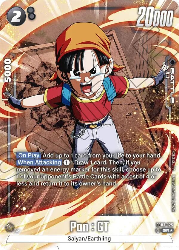 Pan : GT - FB03-125 (Alternate Art) — Raging Roar card