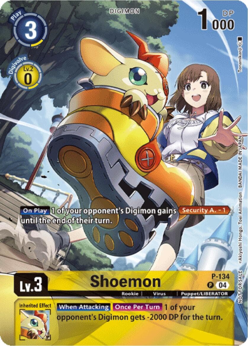 Shoemon (Digimon Liberator Promotion) (Textured) — Digimon Promotion Cards card