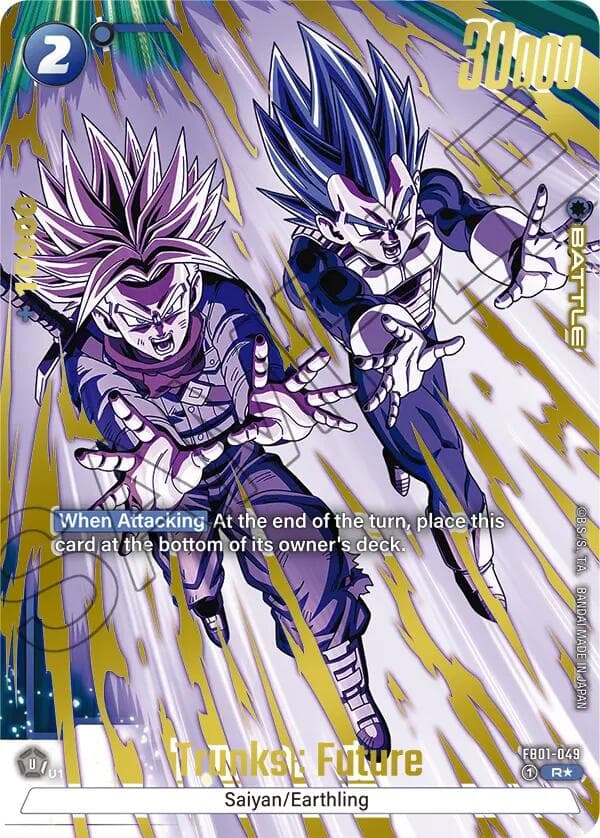 Trunks : Future - FB01-049 (Alternate Art) — Awakened Pulse Alternate Art Reprints card