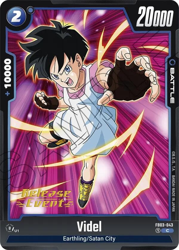 Videl - FB03-043 — Raging Roar Release Event Cards card