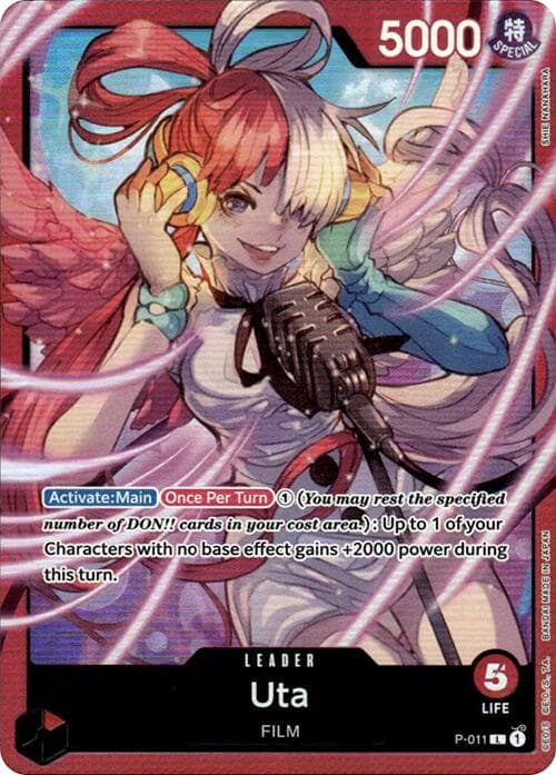 Uta - P-011 (Premium Card Collection -Uta-) — One Piece Promotion Cards card