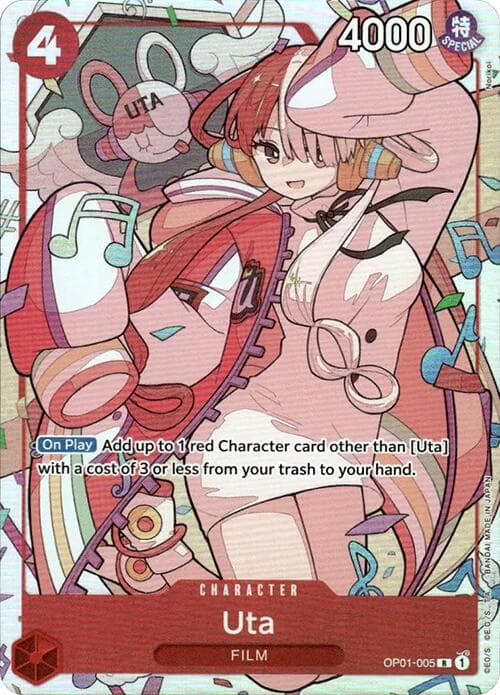 Uta - OP01-005 (Premium Card Collection -Uta-) — One Piece Promotion Cards card