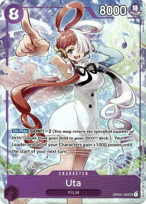 Uta - OP02-120 (Premium Card Collection -Uta-) — One Piece Promotion Cards card
