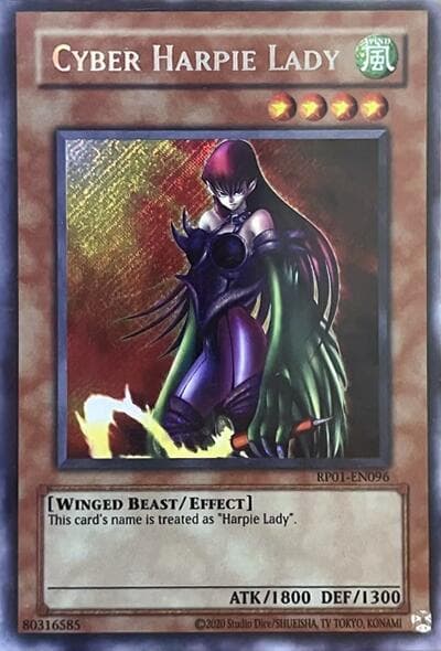 Cyber Harpie Lady — Retro Pack (2020 Date Reprint) card