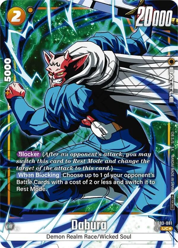 Dabura (Tournament Pack -Winner- 03) — Tournament and Championship Promos card