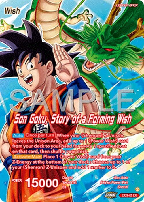 Son Goku // Son Goku, Story of a forming Wish — Expansion Deck Box Set 24: Premium 7th Anniversary Box 2024 card