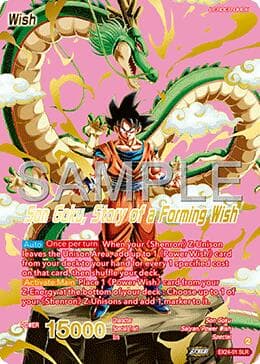 Son Goku // Son Goku, Story of a forming Wish (Alternate Art) — Promotion Cards card