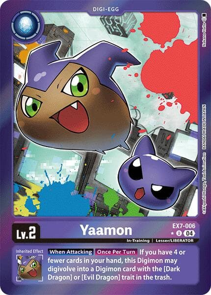 Yaamon (Foil) — Digimon LIBERATOR card