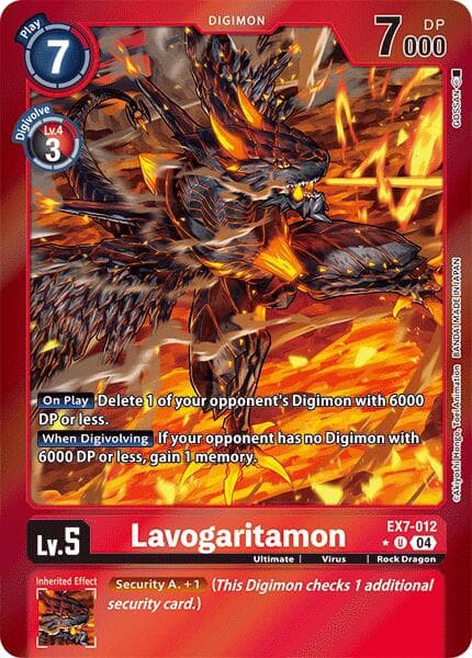 Lavogaritamon (Foil) — Digimon LIBERATOR card