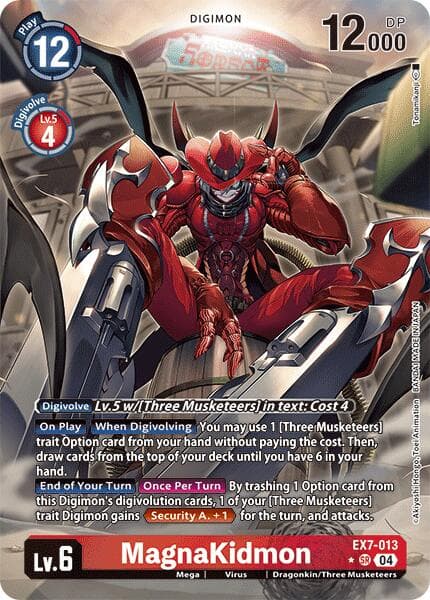 MagnaKidmon (Alternate Art) — Digimon LIBERATOR card