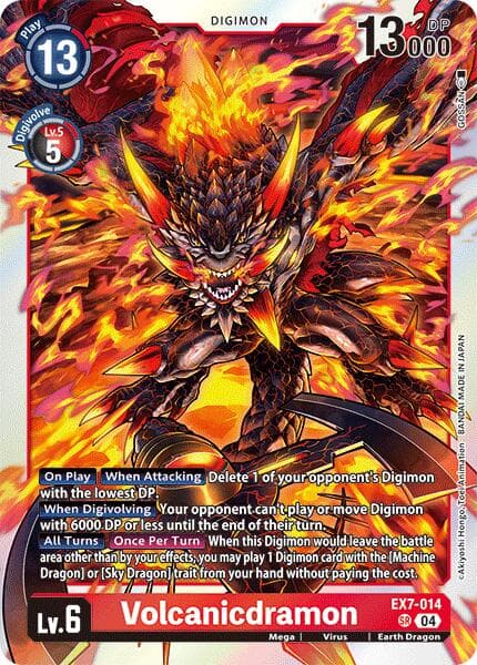 Volcanicdramon — Digimon LIBERATOR card