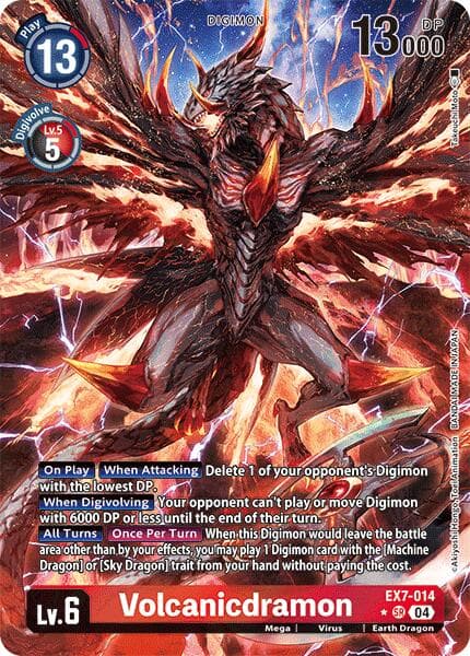 Volcanicdramon (Alternate Art) — Digimon LIBERATOR card