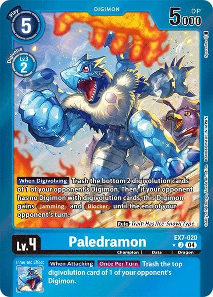 Paledramon (Foil) — Digimon LIBERATOR card
