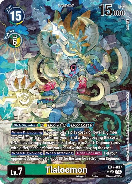 Tlalocmon (Alternate Art) — Digimon LIBERATOR card