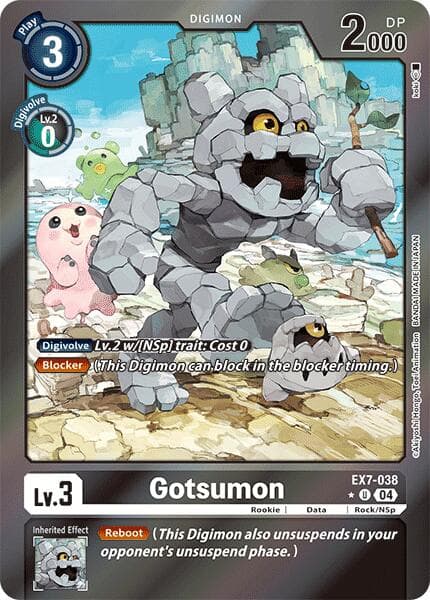 Gotsumon (Foil) — Digimon LIBERATOR card