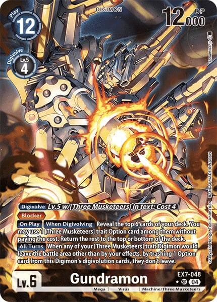 Gundramon (Alternate Art) — Digimon LIBERATOR card