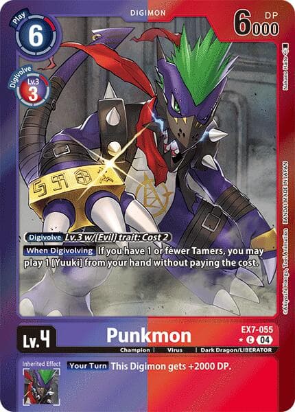Punkmon (Foil) — Digimon LIBERATOR card