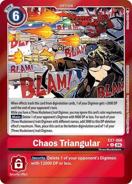 Chaos Triangular (Foil) — Digimon LIBERATOR card