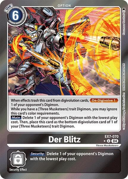 Der Blitz (Foil) — Digimon LIBERATOR card