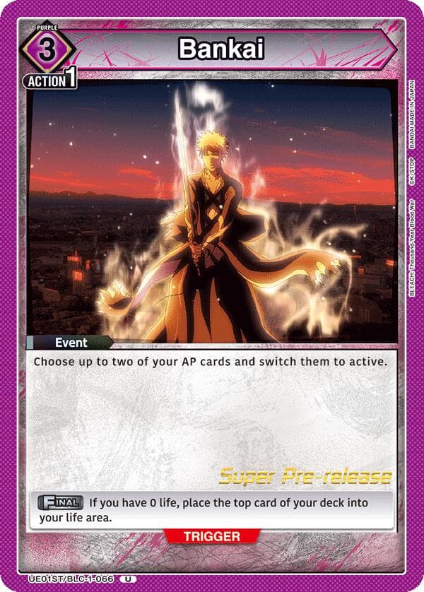 Bankai — UE01ST: BLEACH: Thousand-Year Blood War Super Pre-Release Starter Deck card