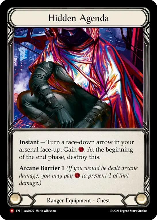 Hidden Agenda (Purple) — Armory Deck: Azalea card