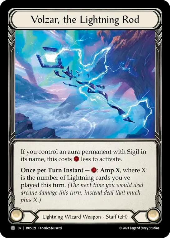 Volzar, the Lightning Rod — Rosetta card