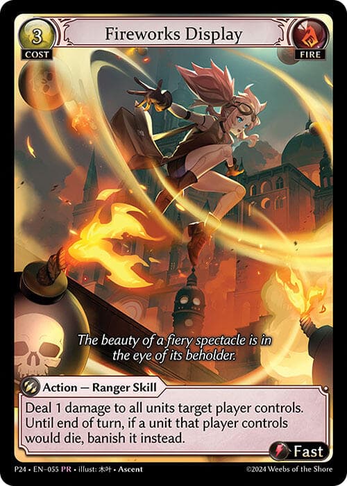 Fireworks Display — Promotional Cards card