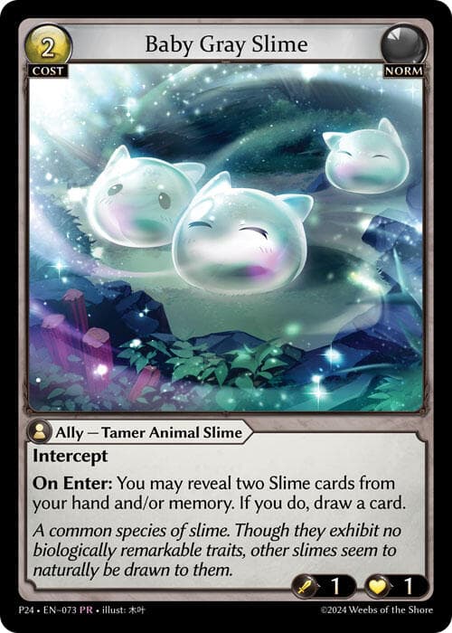 Baby Gray Slime — Promotional Cards card