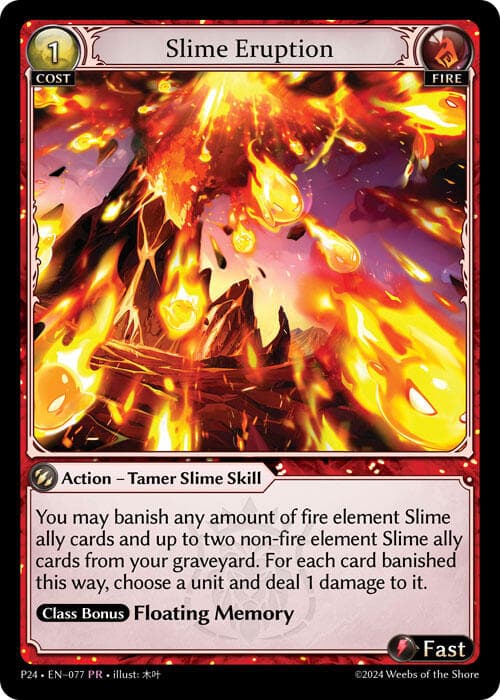 Slime Eruption — Promotional Cards card