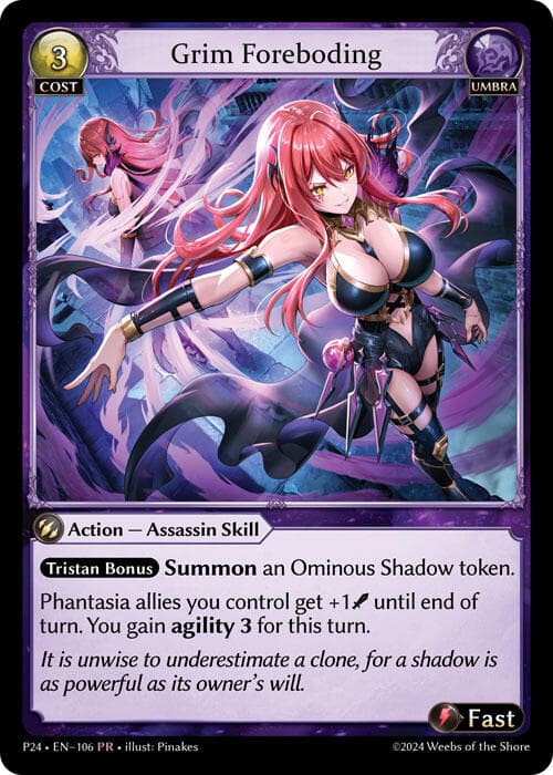 Grim Foreboding — Promotional Cards card