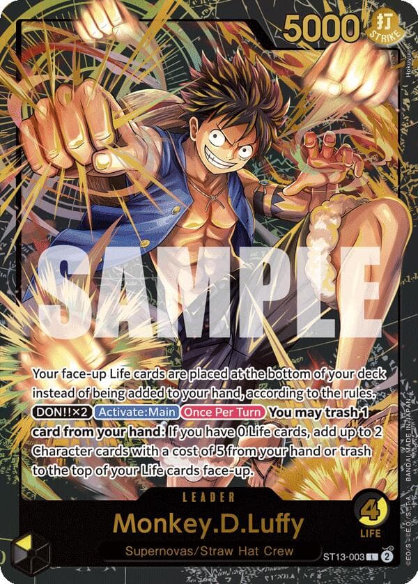 Monkey.D.Luffy (Premium Card Collection -Leader Collection-) — One Piece Promotion Cards card