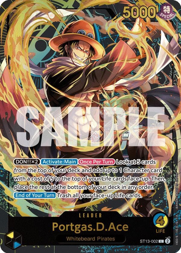 Portgas.D.Ace (Premium Card Collection -Leader Collection-) — One Piece Promotion Cards card