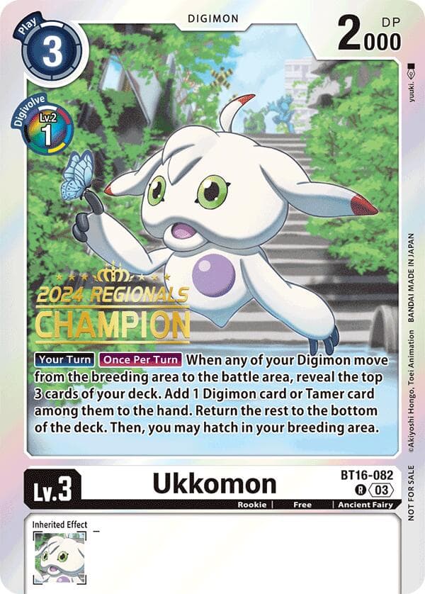 Ukkomon (2024 Regionals Champion) — Beginning Observer card