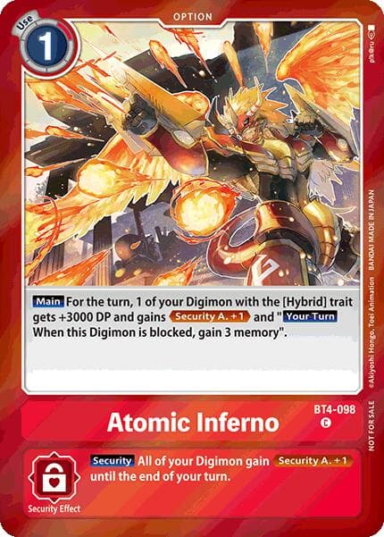 Atomic Inferno (Event Pack 7) — Great Legend card