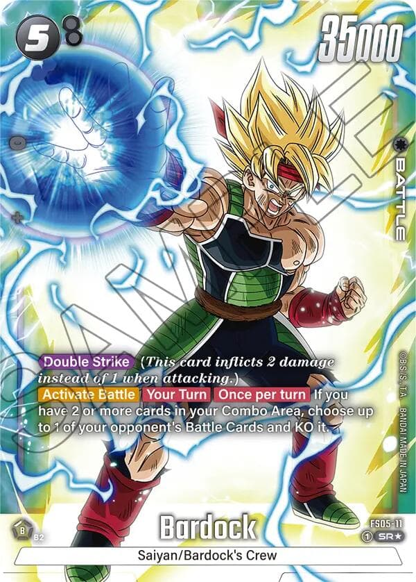 Bardock - FS05-11 (Bonus Pack Alternate Art) — Starter Deck 5: Bardock card